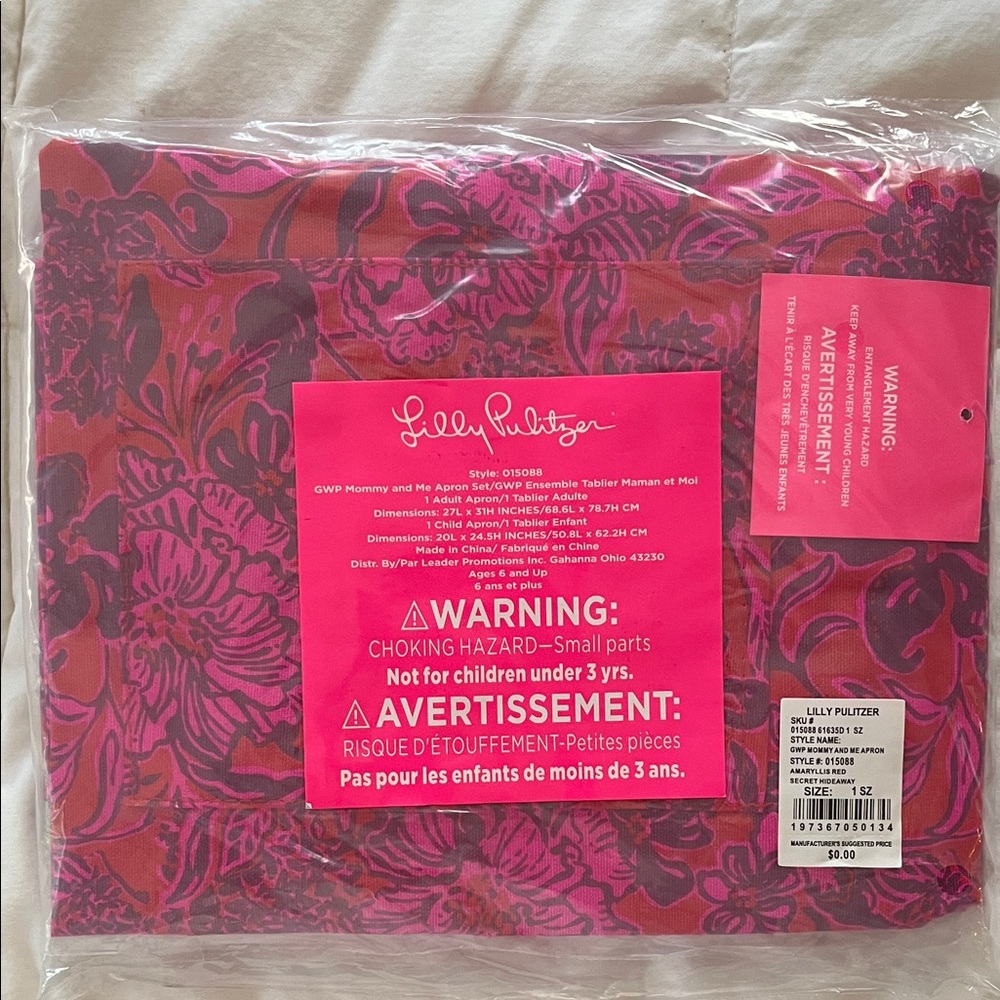 Lilly Pulitzer Mommy and Me Apron set